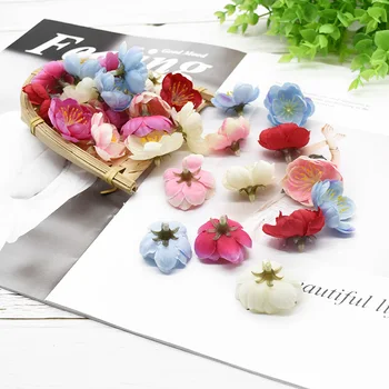 30 Buc Mini Cherry Plum Blossom /Flori/Flori de matase Aranjamente/Decoratiuni nunta/diy/Flori decorative Coroane de flori