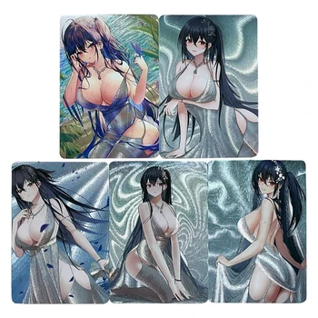 5pcs/set Azur Lane Grosier Carduri Flash IJN Taiho ACG sexy Anime kawaii joc de colectare carduri Cadou Jucarii pentru prieteni