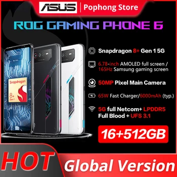 Versiune globală ASUS ROG Telefon 6 16GB RAM 512GB Jocuri Telefon 6.78