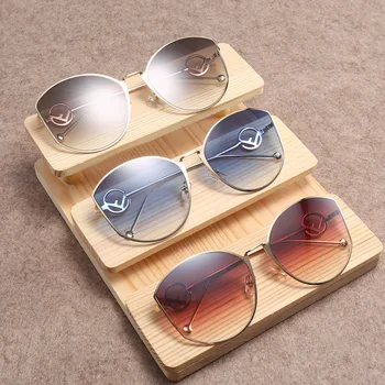 LONSY Retro de Înaltă Calitate Supradimensionate Rotund ochelari de Soare pentru Femei Brand Designer de Ochelari de Soare Pentru Femei Oculos Gafas De Sol UV400