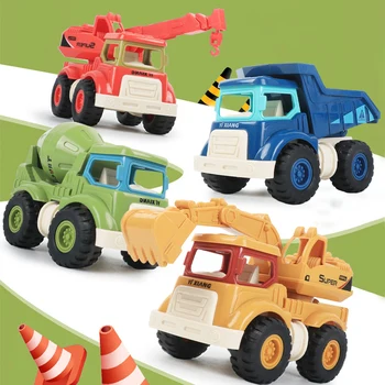 Masina Macheta de Jucarie Inginerie Auto Vehicul Mobil ExcavatorModel Copil Mini Masini Băiat Jucarii Cadou Diecasts Jucărie pentru Copiii de la 2 La 6 Y Masina de Jucărie