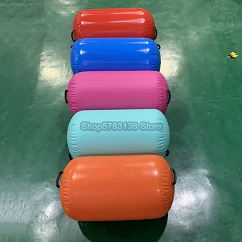 Personalizate Gonflabile Gimnastică Mat Sală De Gimnastică Cu Aer Role De Formare Cu Role Fascicul De Aer Mat Butoi Piesa Roller Cilindru De Fitness