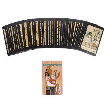 Tarot Egiptean Carte De Profeție Soarta Divinație Punte Petrecere De Familie Tabla De Joc Incepatori Carduri Ghicitul Joc