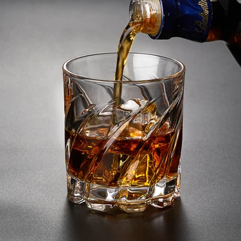 350ML de Rotație Cupa Creative Whisky pahar Pahar Pahar de Cristal Externe Paharul de Vin de Sticlă de uz Casnic Cupa Petrecerea de Bar de Noapte Pahar de Bere