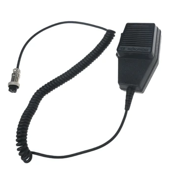 Negru CB Microfon 4 Pini Conector Mic Difuzor pentru Cobra pentru Superstar pentru Uniden pentru audioline Radio Ușor de a Înlocui