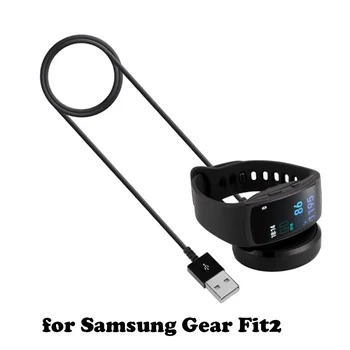 USB de Încărcare Muntele Cradle Dock Pentru Samsung Gear Fit 2 Fit2 SM-R360 Pro SM-R365 Ceas Inteligent Brățară de Cablu de Încărcare Stație de Bază