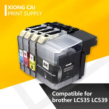 LC539 LC539XL BK LC535 LC535XL C/M/Y cartuș de cerneală Compatibil Pentru Brother DCP-J100/DCP-J105/MFC-J200 printer (plin de cerneală)