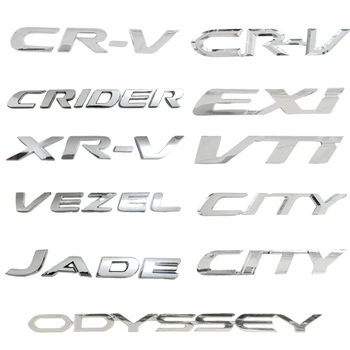 Pentru Honda Odyssey Oraș CR-V EXi VTi XR-V VEZEL JAD CRIDER modelului spirior ACORD se POTRIVESC Scrisoare Autocolant Spate Portbagaj Insigna Decor Masina