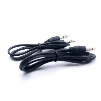 3.5 mm 1/0.5 m Cablu Audio AUX Pentru Cablu de Înregistrare Audio tată Cablu Audio Masina Negru Cupru PVC de Înaltă Calitate Audio Cablu