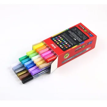 Marker acrilic Set de Pix de Culoare Rafinat DIY de Mână-Pictat Multi-Culoare Graffiti Creion rezistent la apa Nu este Ușor Să se Estompeze Mână-Pictat Pen