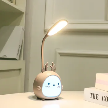 LED Lampa de Birou USB Reîncărcabilă Trei trepte de Reglaj Drăguț Dormitor Învățare Lectură Lampă de Birou de Protecție a Ochilor Dormitor Lumina de Noapte