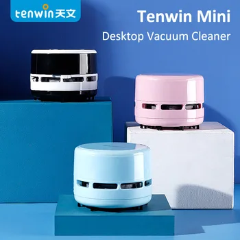 Tenwin Roz Albastru Negru Portabil MIni Desktop Aspirator de Birouri De clasă Școală Pentru Școală Office Acasă Tenwin Birou Praf