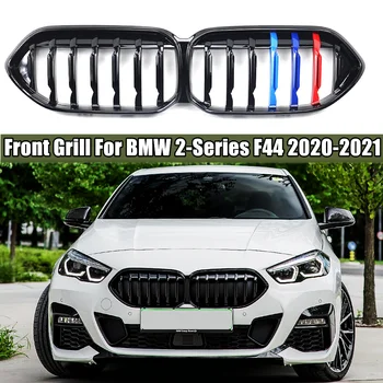 Pentru BMW Seria 2 F44 2020 2021 Bara Fata Grile de Rinichi Curse Grill M Performance Stil Unic Dublu Șipcă de Înlocuire Grila