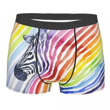 Rainbow Zebra Dungi Chiloți Homme Chilotei Sex Masculin Lenjerie Pantaloni Scurți Sexy Boxeri