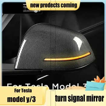 Aplicabile Tesla Model Y/3 oglinda retrovizoare de semnalizare de asamblare de mers înapoi capacul carcasei jet de apă lampa de modificare