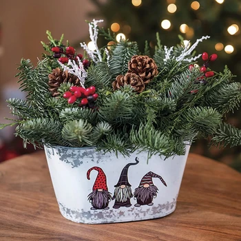 1Pack de Crăciun Artificial Multi Copac Ramuri de Pin Xmas fructe de Padure Pentru Coronita de Craciun Decoratiuni Noel Masă Ornament Copii Cadou