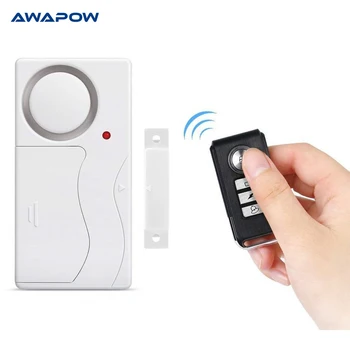 Awapow Ușa De Alarmă Fără Fir Control De La Distanță Anti-Furt Ușa Și Fereastra De Alarme De Securitate Senzor
