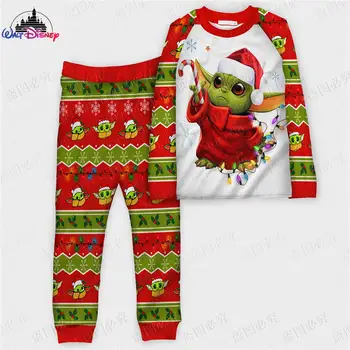 Disney 2022 Yoda Copil NE-dimensiunea de imprimare 3D de Înaltă Calitate Ugly Crăciun părinte-copil costum de pijama costum