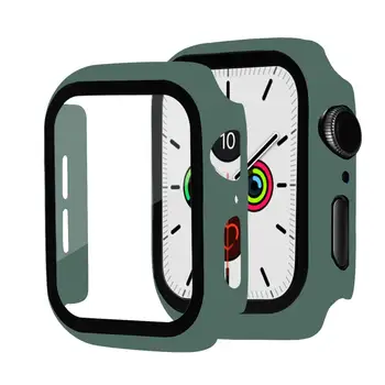 Anti-drop coajă de protecție Pentru Apple Watch 6 5 4 SE 44mm 40mm Protector de Sticlă de Film pentru iwatch Seria 3 2 1 42mm 38mm Accesorii