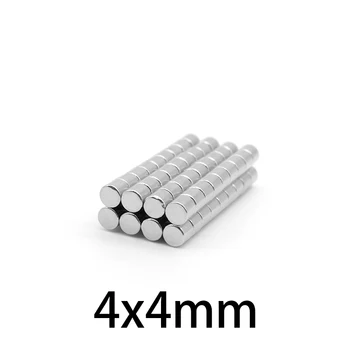 50-500 buc 4x4mm Mini Rotunde Mici Magneți N35 Magnet Neodim Dia 4mmx4mm Permanenți NdFeB Puternici Magneți Puternici 4*4mm