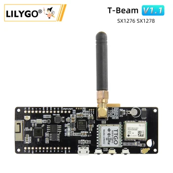 LILYGO® TTGO T-Beam V1.1 LoRa ESP32 de Dezvoltare a Consiliului WiFi, Bluetooth, Modul GPS NEO-6M SX1278 433Mhz SX1276 868Mhz 915Mhz 923Mhz