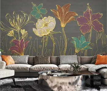 Personalizate în Relief Frunze de Banane 3d tapet mural mare de flori tapet de fundal de decor acasă papel de parede de decorare dormitor
