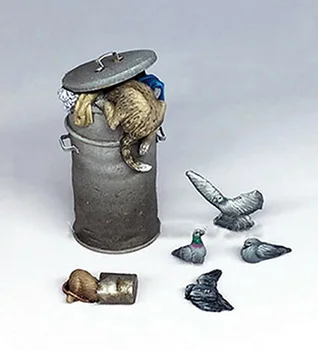 1/35 moderne Animale Set accesorii Rășină figura truse Model in Miniatura gk Unassembly Nevopsite