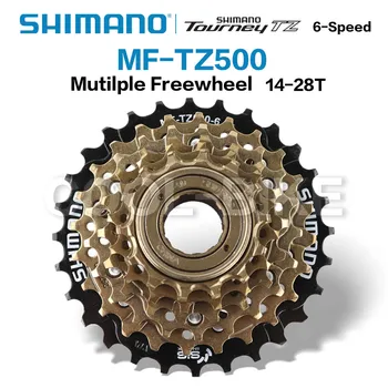 SHIMANO MF TZ500 6 viteze 7 trepte MF-TZ500 Biciclete Pinioane 14-28T Pinion 6s 7s Oțel pentru MTB Drum Pliere Biciclete Ciclism