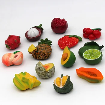 Bionic fructe de frigider 3D cu magneți de frigider ananas bambus avocado, papaya, capsuni durian cherry carambola decor acasă