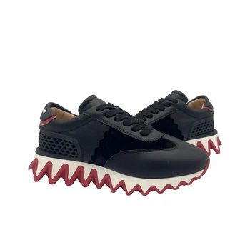De Lux Nit Greoaie Adidas Piele De Vițel Fund Gros Casual Pantofi De Designer De Brand Platforma Tata Pantofi Bărbați Femei Formatori