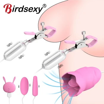 Biberon Cleme Vibratoare San Clipuri Biberon Stimulator pentru Femei cu Fir Clitoridian Vibratoare Ou Jucarii Sexuale pentru Adulti 18 Cupluri Distractiv