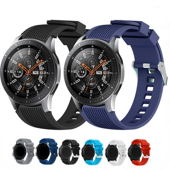 20mm 22mm Silicon pentru Samsung Galaxy Watch 3 45mm/de Viteze S3 Frontieră/Huawei Watch 3 GT2 46mm/Huami Amazfit GTR 47mm Correa