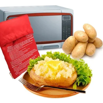 NOUL cuptor cu Microunde Cartofi Aragaz Sac de Temperatură Înaltă Viteză Friptura la Cuptor cu Cartofi Sac Lavabil Accesorii de Bucătărie de Copt Instrument Dropship