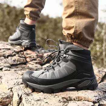 GRATUIT SOLDAT Bărbați în aer liber, Drumeții Impermeabil Cizme de Luptă Sport Non-alunecare rezistent la Uzură Ușor de Mers pe jos Pantofi de Lucru