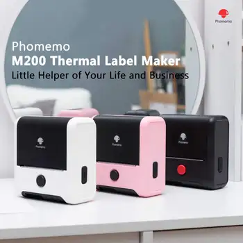 Phomemo M200 Termică Label Printer Photo Maker Comerciale Etichetare Cod QR coduri de Bare Autocolant Labeler 2600mAh Pentru iOS & Android