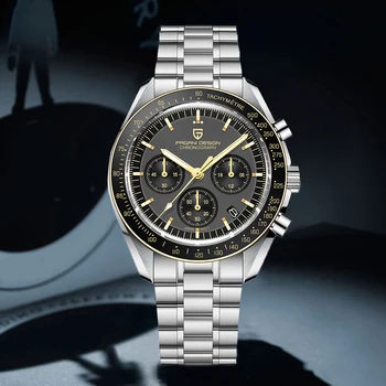 PAGANI DESIGN Cronograf Cuarț Ceas de Lux Pentru Barbati 10 Bar Impermeabil Ceas de mână pentru bărbați din oțel Inoxidabil Japonia VK63 Ceas 2022 Noi