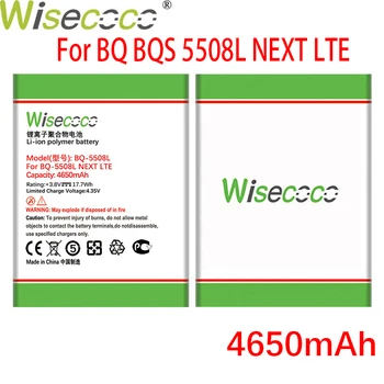 WISECOCO 4650mAh BQ-5508L Baterie Pentru BQS 5508L VIITOARE LTE Telefonul In Stoc Baterie de Înaltă Calitate+Numărul de Urmărire
