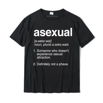 Asexuată Definiție De Dicționar Tricou Amuzant Ace Glumă Cadou Camisas Hombre Bumbac Teuri De Moda Unic Familie Tricouri