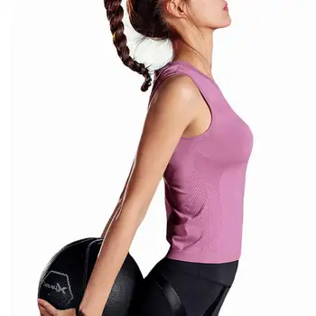2019 Femei iute Uscat Vesta de Compresie de Fitness Sportive Rezervor de Top Exercițiu se Execută Yogaing Antrenament Gymming Tricou Culturism BX121