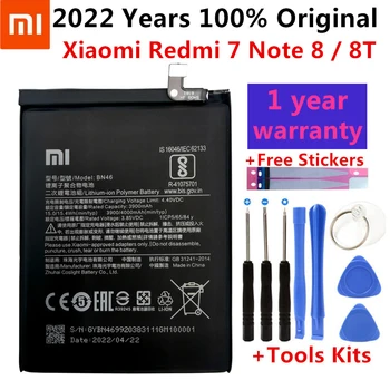 100% Original de schimb 4000mAh BN46 Baterie Pentru Xiaomi Redmi 7 Note8 Nota 8 8T Bateria Telefonului Bateria Baterii AKKU Instrumente Gratuite