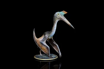 Pterosauria Pictat Model de Dinozaur Preistoric Quetzalcoatlus northropi Animal Colector Decor Adult Cadou Recuzită Fotografie