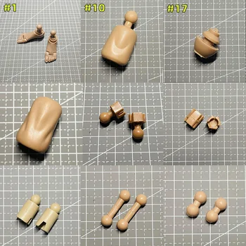 1/6 Soldat Corpul Accesoriu Cap Sculptat Gât Conector de Tip Mână-Picior la Picior Sporind Conector De 12 țoli figurina Model