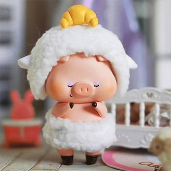 Pacea interioară Xiong Mikan Varietate de Porc Popo Orb Aleatoare Cutie de Jucării Drăguț Decor Surpriza Sac Kawaii Model pentru Fete, Cadou de Ziua de nastere