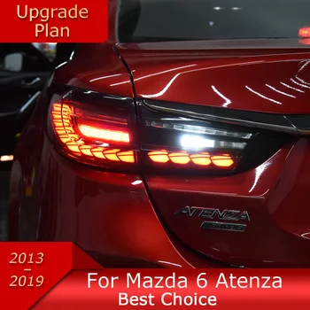 Lumini auto Pentru Mazda 6 2013-2018 Atenza Mazda6 LED Auto Stopul de Asamblare Upgrade Dragon Scale Design Dinamic Lampă Accesorii