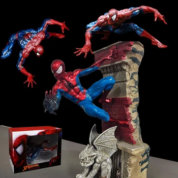 Marvel Balului De Benzi Desenate Spider-Man Avengers Spiderman Figura Figura De Acțiune Statuie De Colectie Model Film Jucaria Decor Papusa
