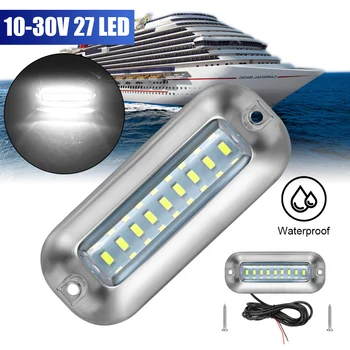 24V 12V Auto DRL Lumini de Poziție cu LED-uri Lămpi Camion Remorca Lumini Impermeabil Ponton Tronsonul Indicator Pentru Barca, Iaht Marin Nava