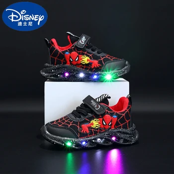 Disney Marvel Spider-Man sneakers-a CONDUS băieți și fete în aer respirabil non-alunecare, rezistent la uzura amortizare pantofi de funcționare cadou