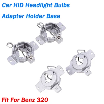 2 buc Auto HID H1 Faruri Adaptorul de Obiectiv Titular de Bază Becuri XENON de Fixare Soclu Suport potrivit Pentru Benz 320 Accesorii Auto din Aluminiu