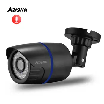 AZISHN 25fps H. 265 2MP 1080P Audio IP aparat de Fotografiat cu Unghi Larg Impermeabil Video de Rețea de la distanță Zi/Noapte de Supraveghere CCTV Camere