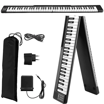 Copii profesionist Electronic Piano Keyboard Pliere Pian 88 de Taste Orga Electronica Elektroniset Urut Instrumente Muzicale